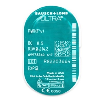 Soczewki ULTRA Bausch+Lomb 1 szt. moc -1,50