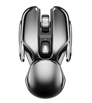 Metalowa 2.4G bezprzewodowa mysz wodoodporna ergonomiczna mysz do gier