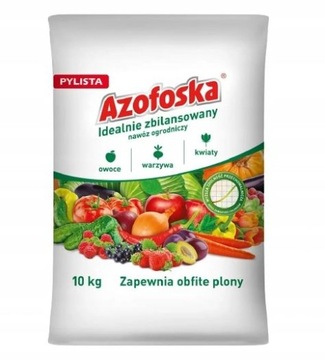 AZOFOSKA PYLISTA NAWÓZ OGRODNICZY UNIWERSALNY 10kg