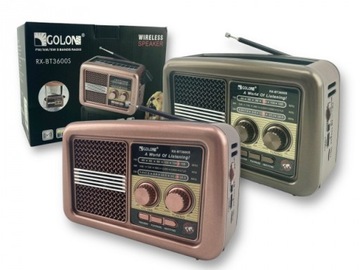RADIO FM AKUMULATOROWE SOLARNE PRZENOŚNE USB SD