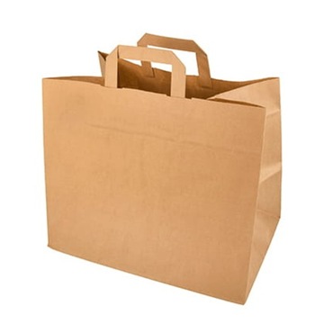 TORBA TOREBKA PAPIEROWA SZARA 320x220x250 A'50