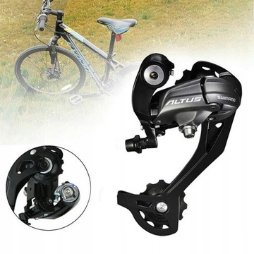 Задний переключатель Shimano Altus RD-M390, 8/9 скоростей