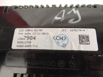 DISPLEJ OBRAZOVKA 13267984 OPEL ASTRA J