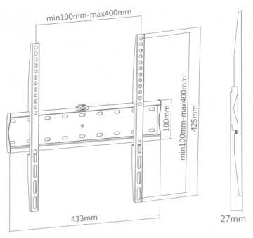 ДЕРЖАТЕЛЬ МОНИТОРА BRATCK-KL21G-44F