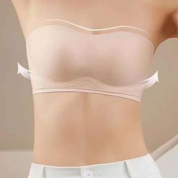 Women Strapless Bra Invisible Bra Clothing Skin XL