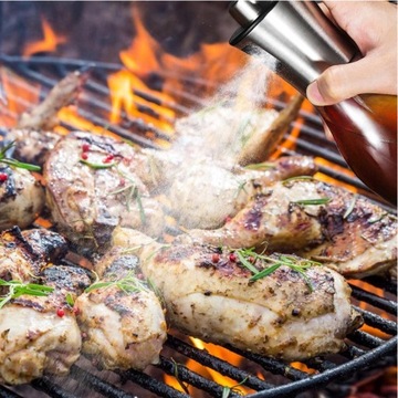 МАСЛО, УКСУС, РАСПЫЛИТЕЛЬ ДЛЯ ОЛИВОК, ДОЗАТОР ИЗ ИНОКС-СТЕКЛА