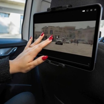 Прочный фиксированный автомобильный подголовник для планшета с диагональю от 7 до 13 дюймов, 360°