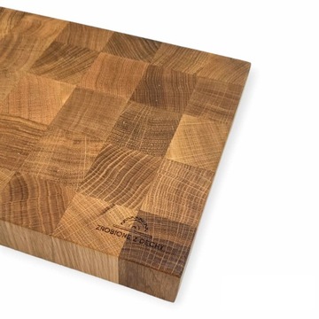Deska do krojenia Sztorcowa 30x20 Drewniana dąb