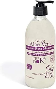 ŻEL Z ALOESU I DZIKIEJ RÓŻY + WITAMINA E 500 ML