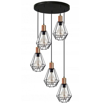 LAMPA PLAFON SALON LISTWA LED koszyk diamenty CU-5