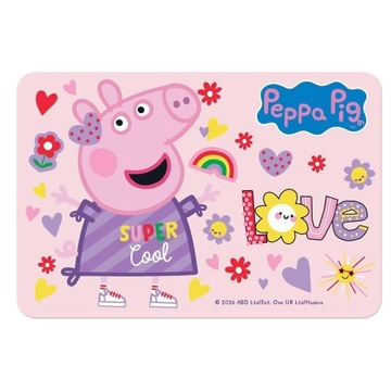 Podkładka śniadaniowa Peppa, mata na stół 482808