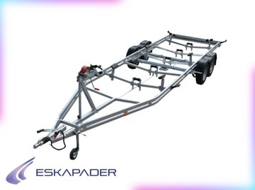 Przyczepa podłodziowa PP-2700 2-osiowa DMC 2700kg, ŁADOWNOŚĆ 2150 kg