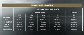 Penthouse Bielizna-No taboo black XL PENTHOUSE
