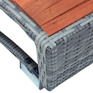 VidaXL Spa Step, Серый, 92 x 45 x 25 см, польский