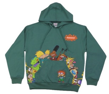 Nickelodeon Mix Bohaterów Bluza męska Kaptur r. M