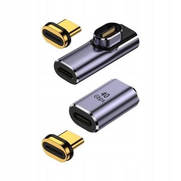 2x USB C 40 Gb/s Transfer danych 8K Wyjście PD