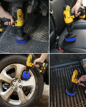 НАБОР 6 ЧИСТЯЩИХ ЩЕТОК ДЛЯ ДРЕЛЬ И ОТВЕРТКИ С ПРОЧНЫМИ НАКЛАДКАМИ