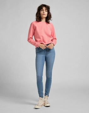 Damska bluza nierozpinana Lee PLAIN CREW NECK SWS L