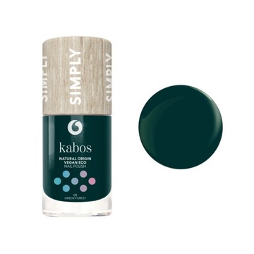 KABOS Simply 08 Green Forest lakier do paznokci naturalny vege