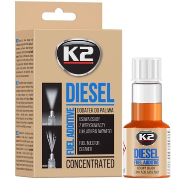 K2 DIESEL ДЛЯ ОЧИСТКИ ДИЗЕЛЬНЫХ ИНЖЕКТОРОВ 50мл