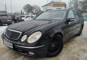 Mercedes Klasa E W211 Kombi S211 3.2 V6 (320) 224KM 2003 Mercedes-Benz Klasa E Automat Lpg Bogata wersja 3.2 Benzyna 224KM