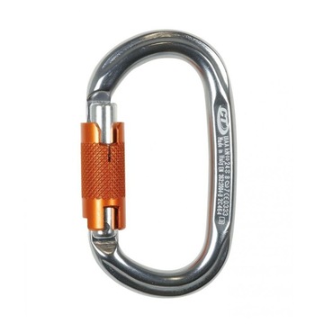 Karabinek aluminiowy twist lock CT - Pillar CF WG tytan pomarańcz