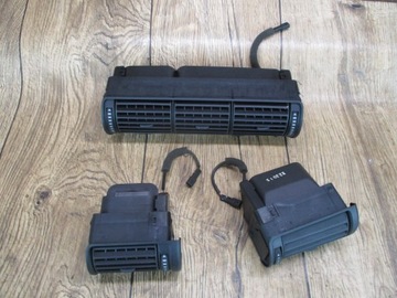 КОМПЛЕКТ РЕШЕТОК ПРАВАЯ ЛЕВАЯ РЕШЕТКА ВОЗДУХА ВОЗДУХА, ЧЕРНАЯ AUDI A4 B5 LIFT FL