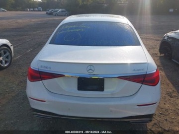 Mercedes 2021 Mercedes-Benz Klasa S 2021r, S 580, 4Matic, 4.0L 4.0 Benzyna 496KM, zdjęcie 7