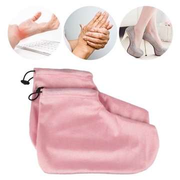 1 para do dłoni i stóp nawilżające stopy różowe