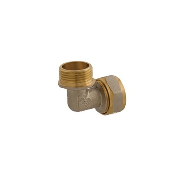 Kolanko PEX 25mm x 3/4'' gwint zewnętrzny - system skręcany