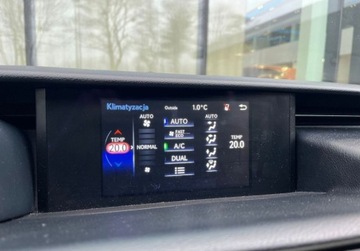 Lexus IS III Sedan Facelifting 200t 245KM 2018 Lexus IS IS 200t 300 F Sport FV23 Salon PL Czerwone wnetrze, zdjęcie 16