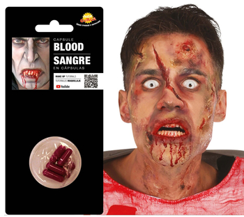 Sztuczna krew w kapsułkach 6szt Halloween