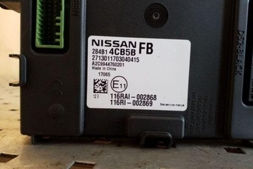 MODUL POHODĚ NISSAN X-TRAIL (T32_) 284B14CB5B 1.6L DIESEL 96KW 2017