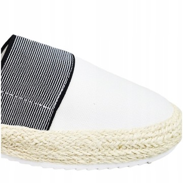 Espadryle damskie Big Star białe buty HH274480 39