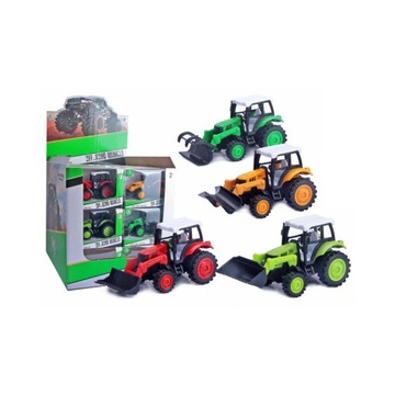 TRAKTOR KOPARKA SPYCHACZ ŁYŻKA RESORAK METAL