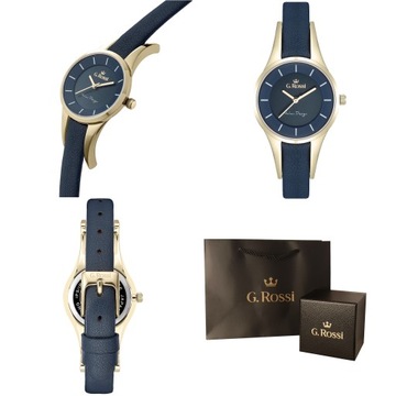 ЧАСЫ ЖЕНСКИЕ G. ROSSI ENRICA, КОЖАНЫЙ РЕМЕШОК
