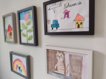 Рамка А4 для детских рисунков Художественные детские рамки для картин и фотографий.