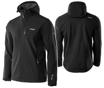 SOFTSHELL KURTKA MĘSKA HI-TEC CAEN WODOODPORNA XL