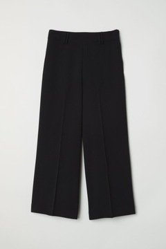 H&M Spodnie do kostki typu Culotte szerokie eleganckie proste damskie 34 XS