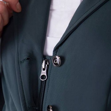 Женское пальто для верховой езды QHP Juliet - зеленый 36