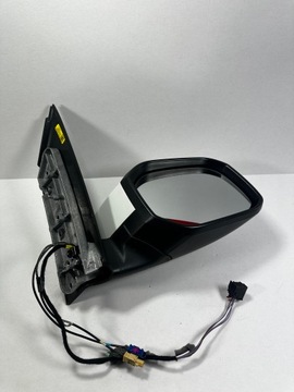 CADDY 2K5 ZRCÁTKO PRAVÉ BÍLÉ LB9A 5PIN+2XANTENA