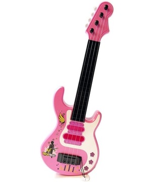 БОЛЬШАЯ ГИТАРА СО ЗВУКОМ И СВЕТОМ БОЛЬШОЙ ИГРОВОЙ ИНСТРУМЕНТ 50 СМ