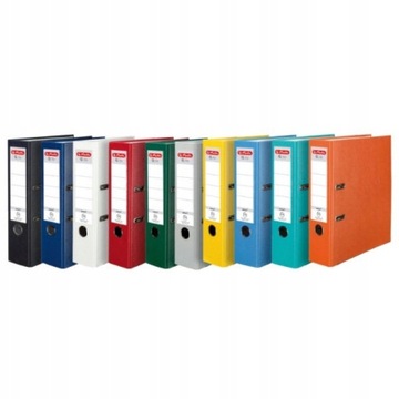 SEGREGATOR A4 BIUROWY 8CM PP TURKUSOWY ELEGANCKI