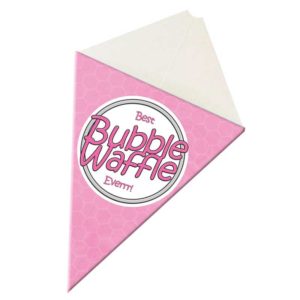 Rożki gofry Bubble Waffle | Różowe Best Ever 100