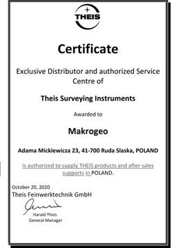 Нашивка для штатива Theis TN32ND с оптическим нивелиром SET