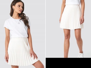 NA-KD SPÓDNICA PLISOWANA RÓŻOWA CASUAL 34 XS AAE