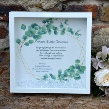 Спасибо Рамка крещение бабушки и дедушки крестной