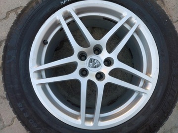 PORSCHE MACAN 95B KOLO ALU DISK 9JX18 PNEUMATIKA MICHELIN 235/56R18 95B601025AS