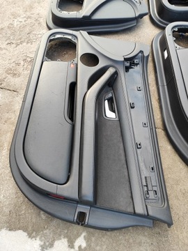 AUDI A8 D3 ОБИВКА ДВЕРЕЙ BANG&OLUFSEN ДЛИННАЯ КОЖА