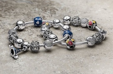 Серебряные подвески ЦВЕТОК для модульных браслетов C212